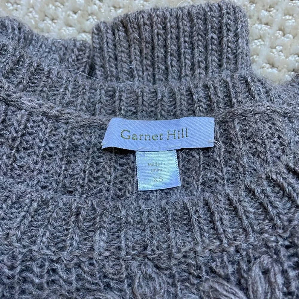Garnet Hill Festive Embellished Sweater - Picture 2 of 6